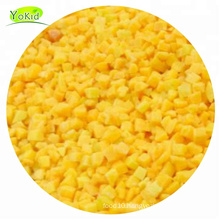 Bulk whole distribute supplier IQF frozen yellow peach dice